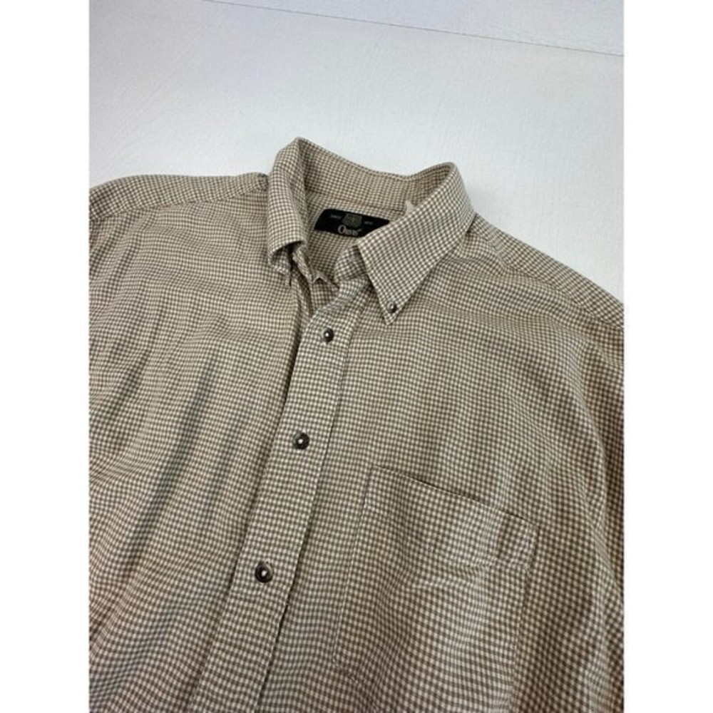 Vintage ORVIS Men’s XL Wool/ Cotton Button‎ Down Shirt Made In USA